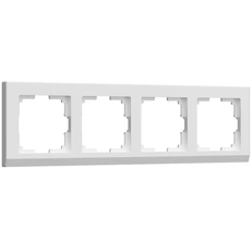 Изображение Рамка на 4 поста Stark (белый) W0041801